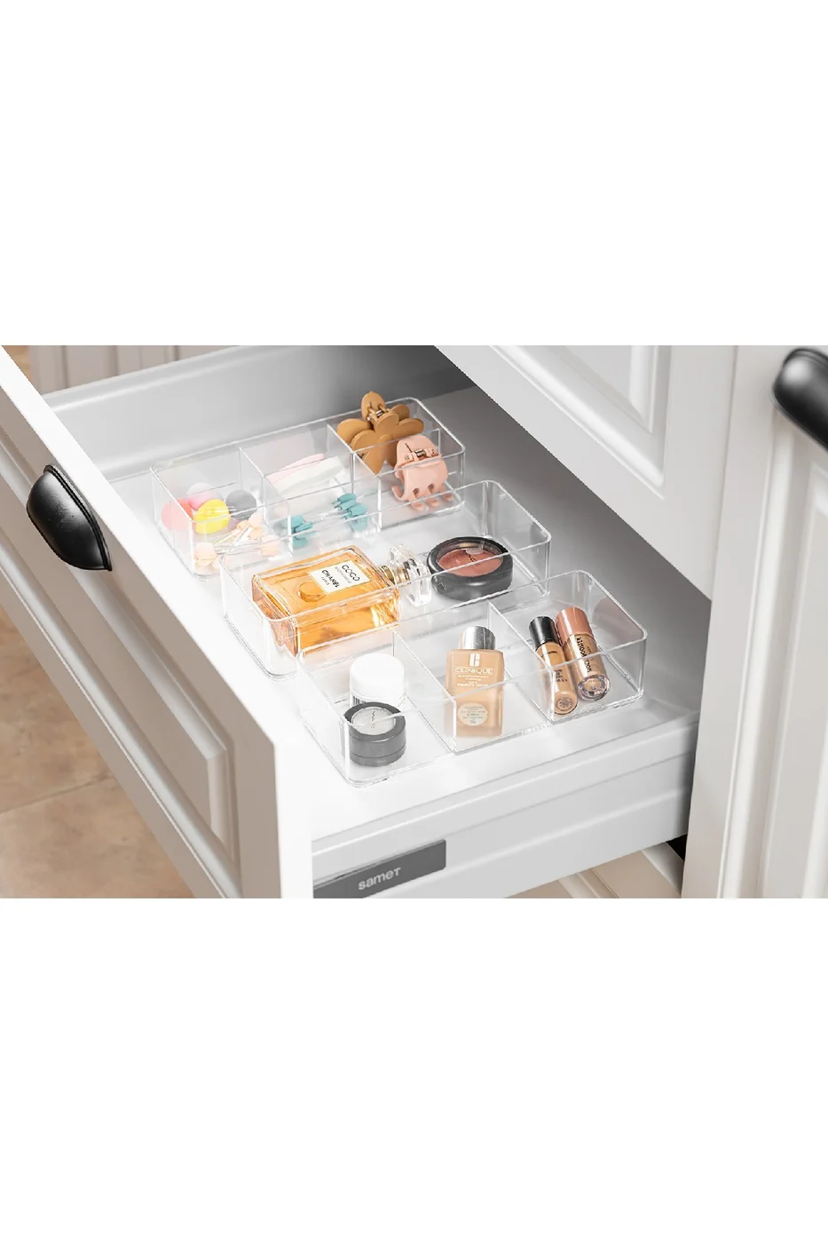 6 Bölmeli Smart Organizer 6 Bölmeli Smart Dikdörtgen Saklama Kabi gorsel 3