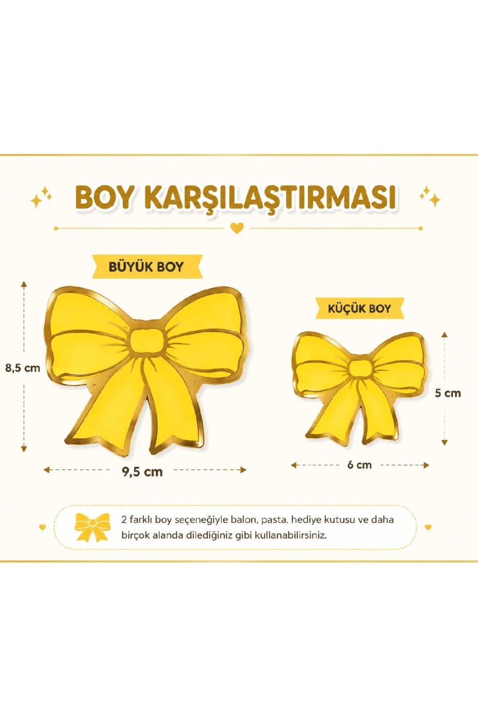 Renk Seçenekli Fiyonk Balon ve Pasta Dekor Fiyonk Seti 12 Adet Büyük & Küçük Boy Parti Süsü Baby Shower Doğum Günü Seti Süsü gorsel 6