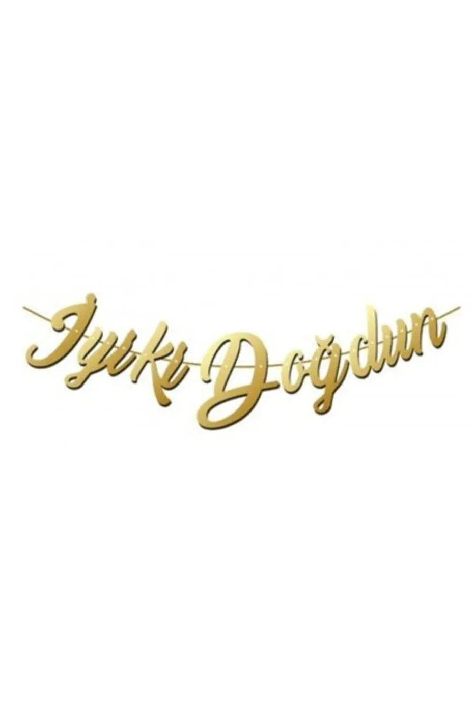 Gold Iyi Ki Doğdun Banner Kaliografisi gorsel 2
