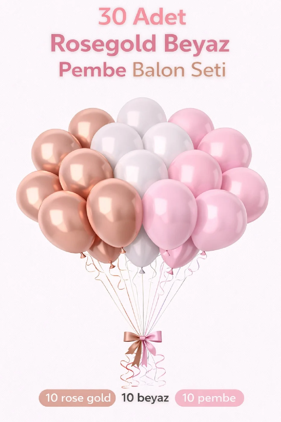 👉 “30 Adet Karışık Renk Balon Seti | Premium Parti, Doğum Günü ve Organizasyon Dekoru Seti Süsü