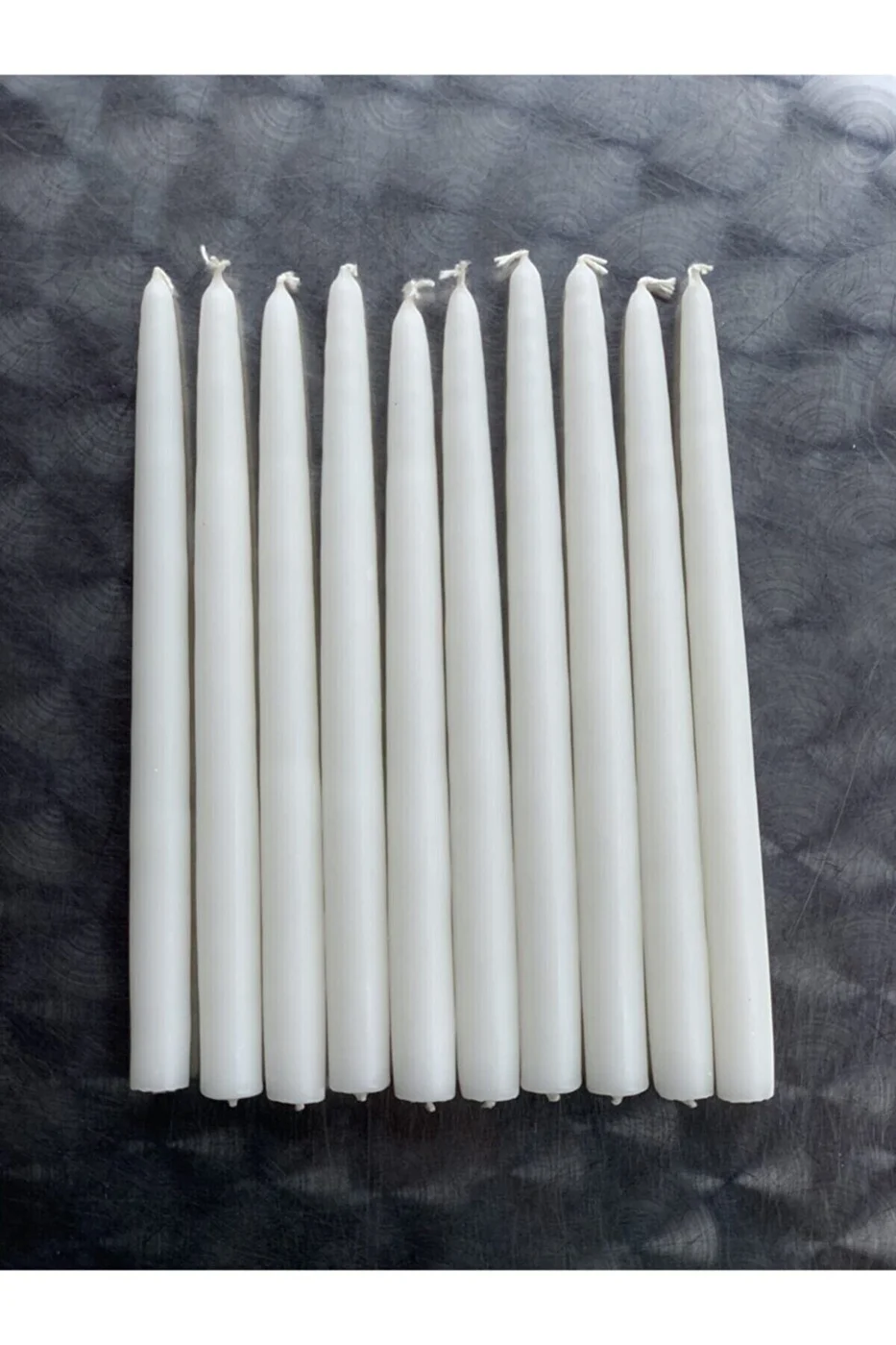 10 Lu Set Sedef Inci Şamdan Mumu