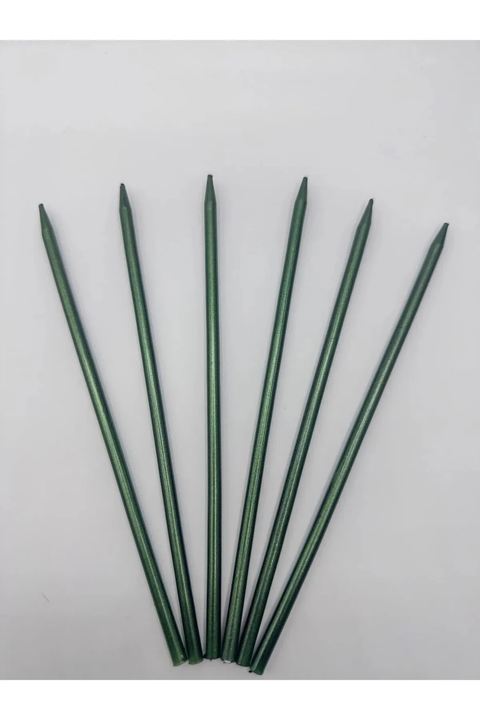 6 Adet 20 Cm Pasta Mumu,Slim Mumuınce Uzun Parti,nişan,düğün Ritüel Mumu gorsel 3