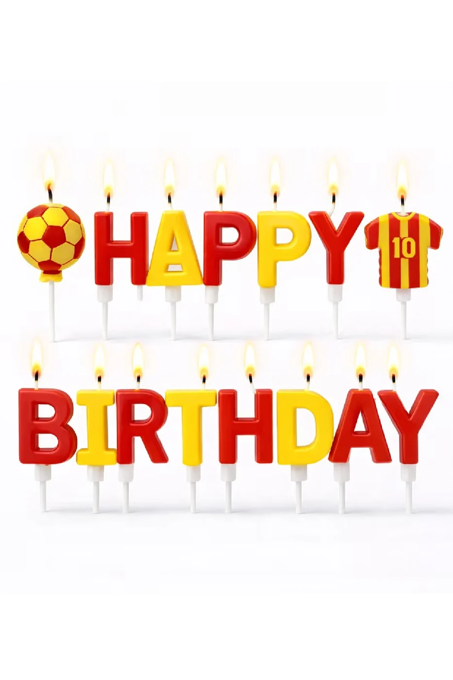 SARI KIRMIZI TARAFTAR HAPPY BİRTHDAY MUM SETİ gorsel 5