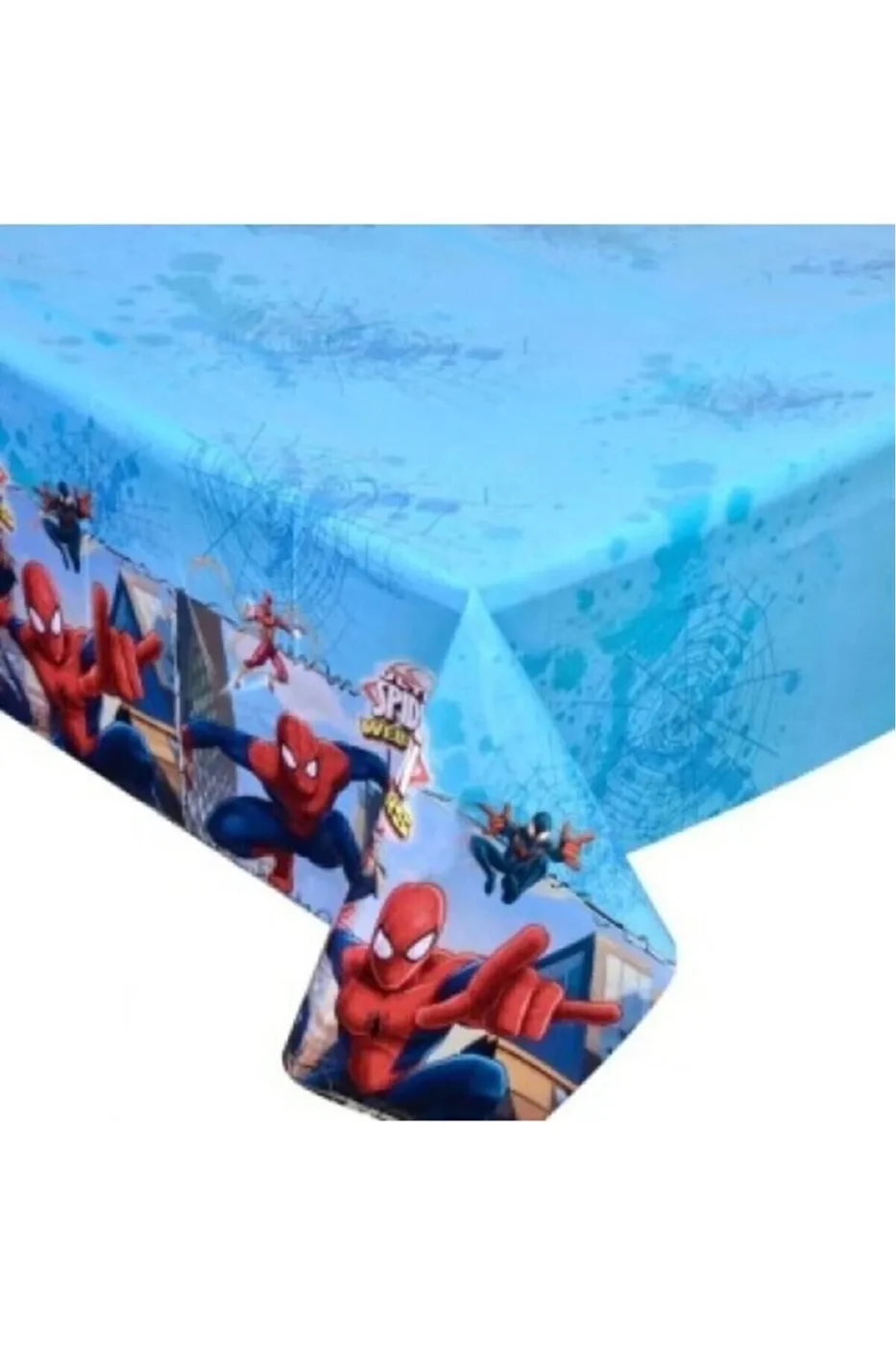 Spiderman (örümcek Adam) Plastik Doğum Günü Parti Masası Örtüsü gorsel 3