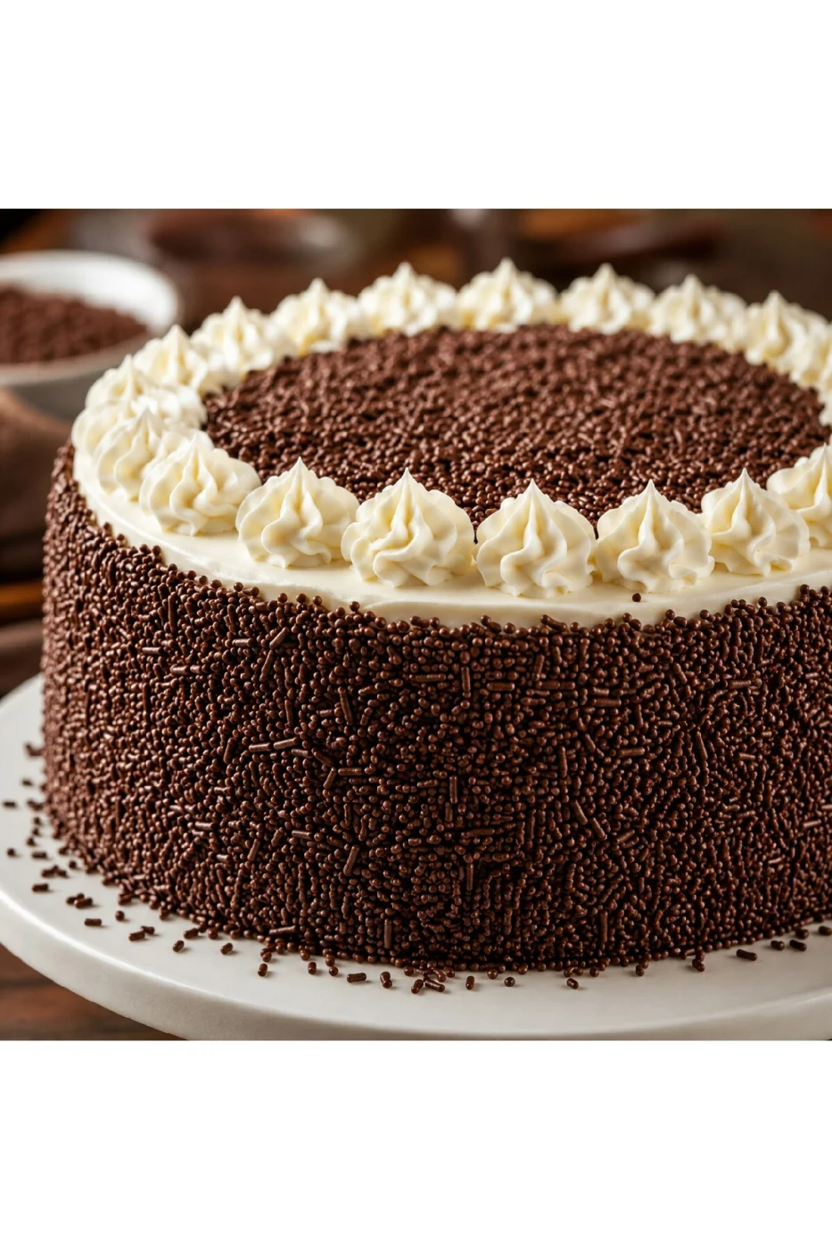 🌟Kahverengi Granül Pasta Süsü 200 Gr | Pasta, Cupcake, Donut, Kurabiye ve Tatlı Süsleme Şekeri gorsel 5